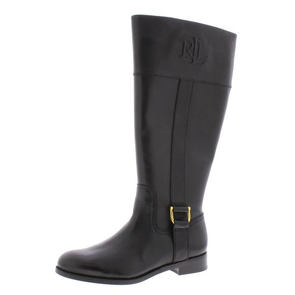 Ralph Lauren Women's Bernadine Leather Riding Boots ASSORTED Size 6 B